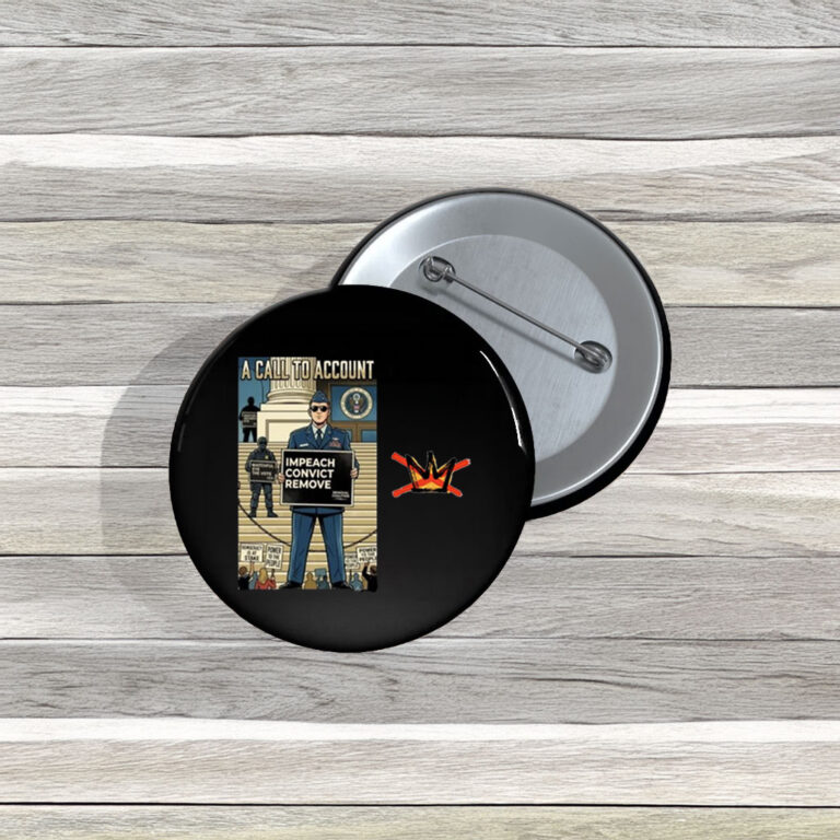 Major Jason Watson Pin Button
