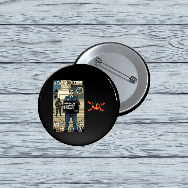 Major Jason Watson Pin Button