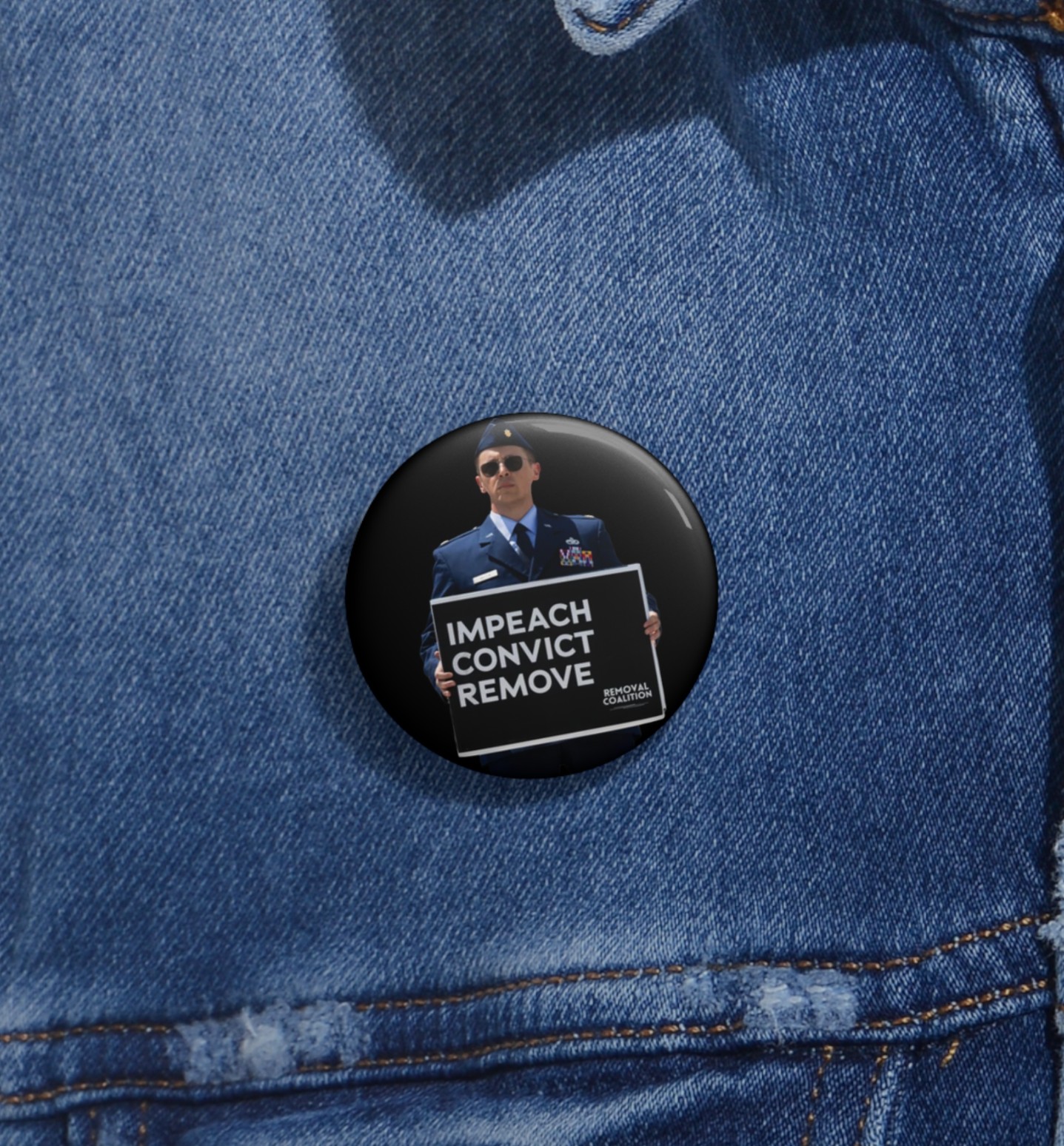 Major Jason Watson Pin Buttons
