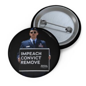 Major Jason Watson Pin Buttons