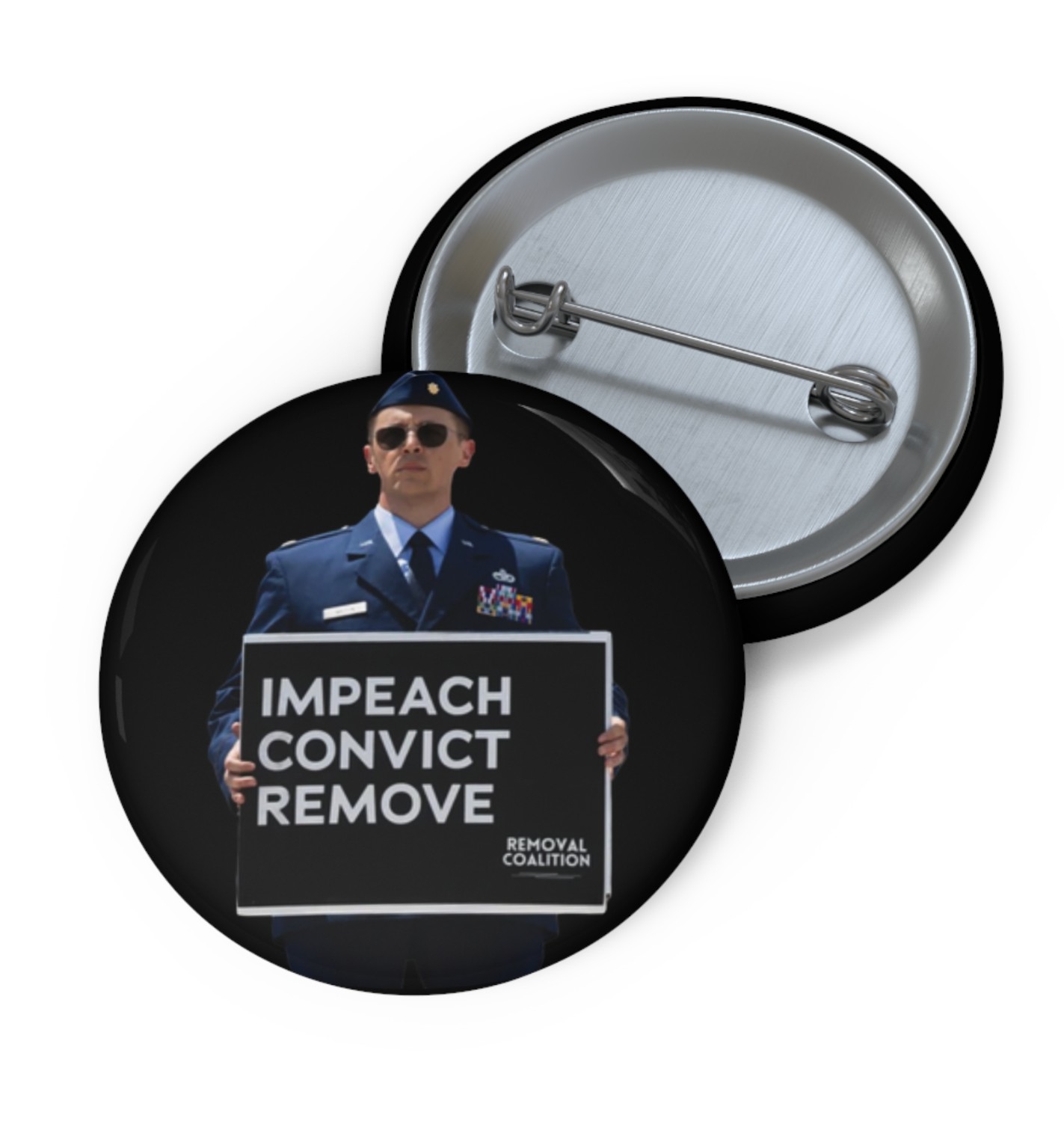 Major Jason Watson Pin Buttons
