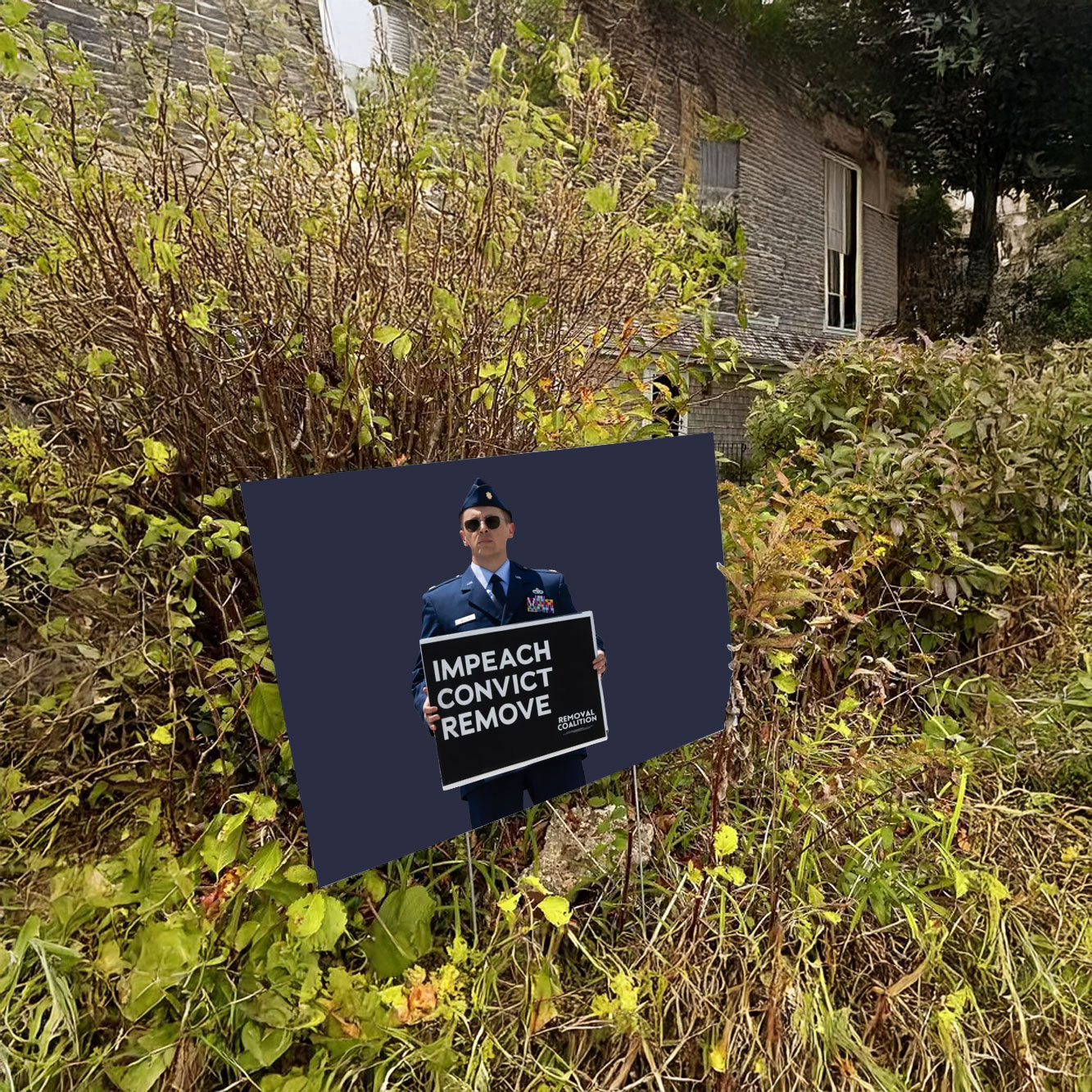 Major Jason Watson Yard Sign