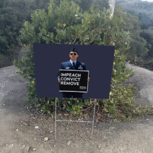 Major Jason Watson Yard Sign
