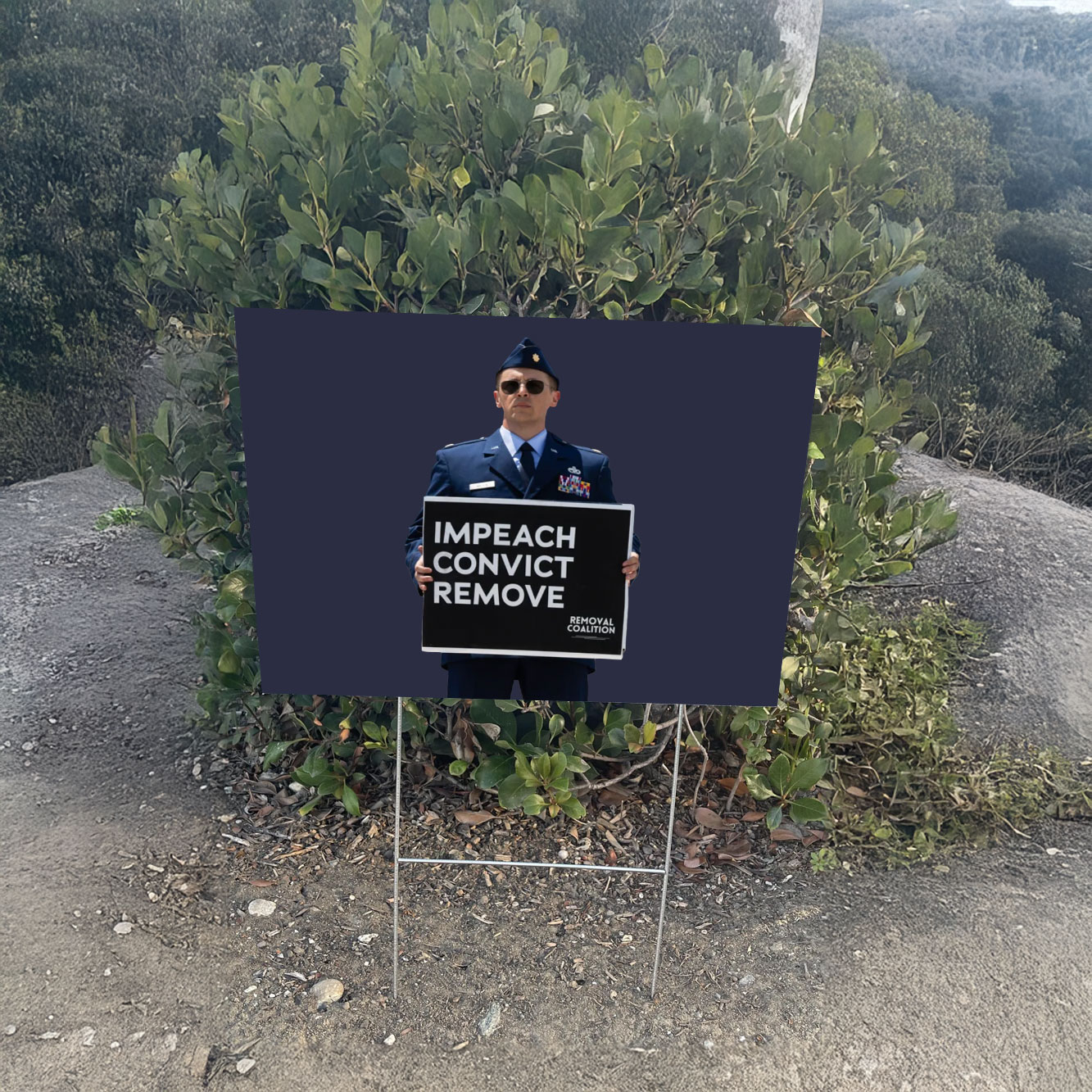Major Jason Watson Yard Sign