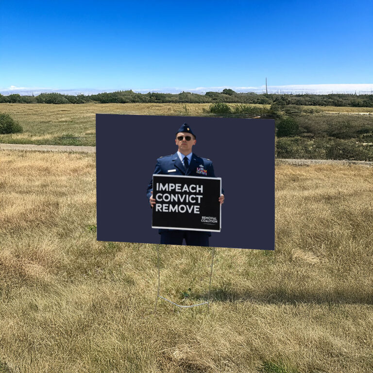Major Jason Watson Yard Sign