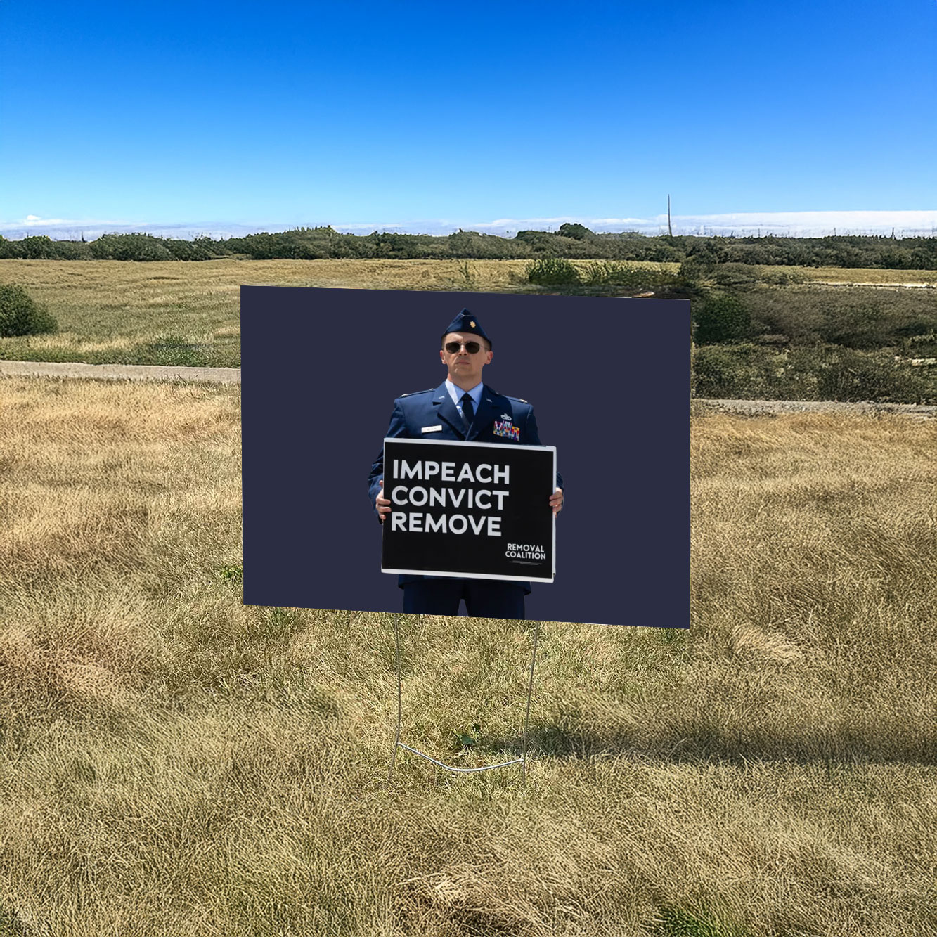Major Jason Watson Yard Sign