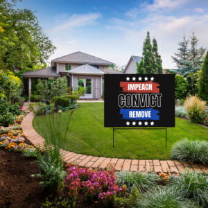 Major Watson 2026 — Impeach Remove Convict Yard Sign