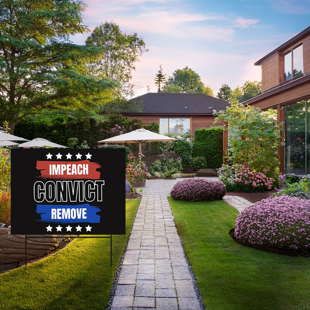 Major Watson 2026 — Impeach Remove Convict Yard Sign