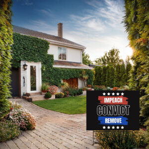 Major Watson 2026 — Impeach Remove Convict Yard Sign