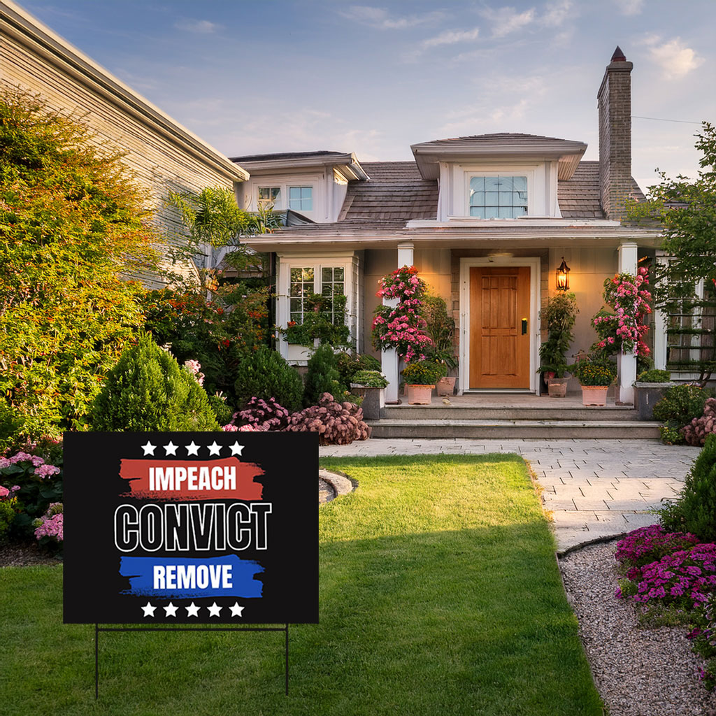 Major Watson 2026 — Impeach Remove Convict Yard Sign