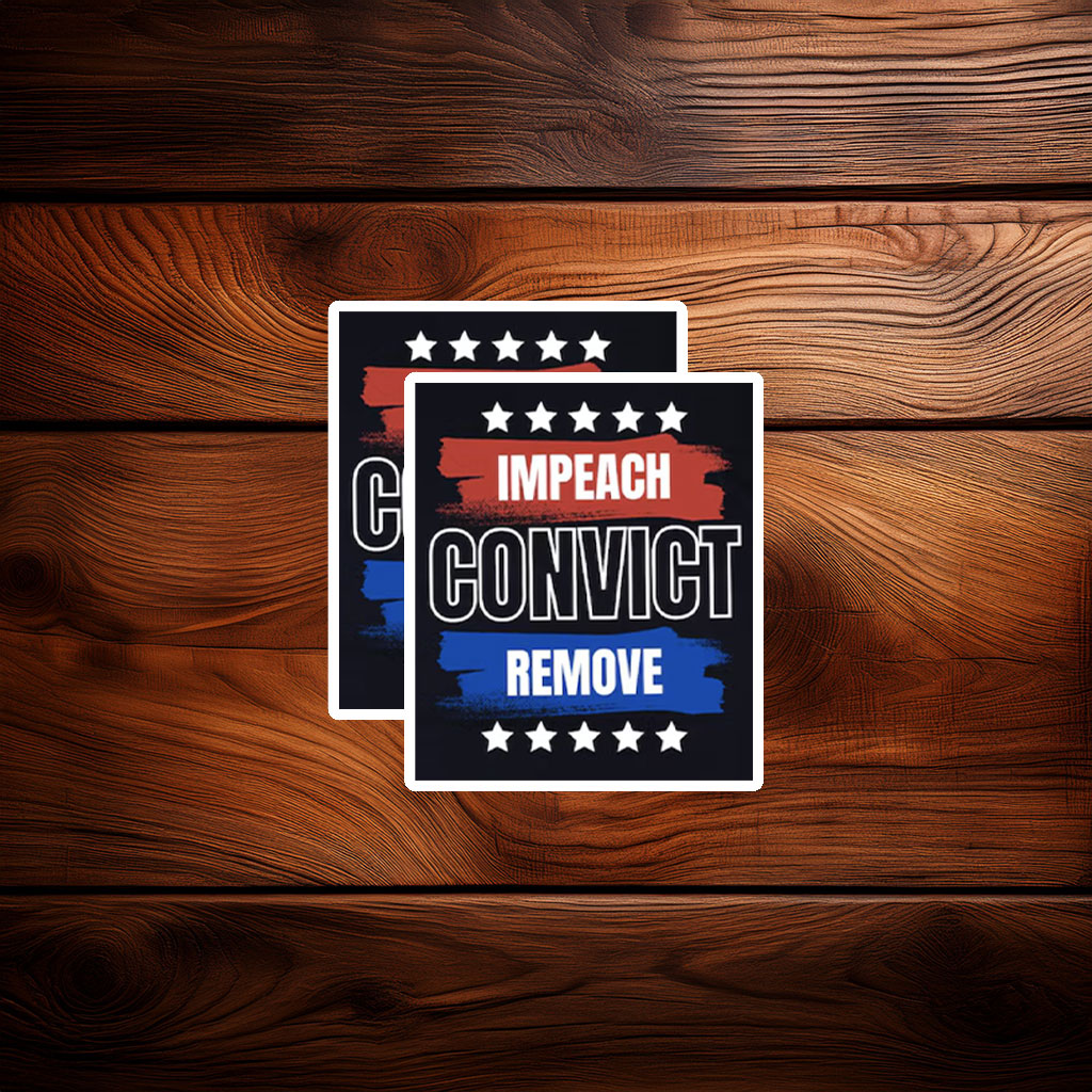 Major Watson Sticker – Impeach Remove Convict Sticker 2026