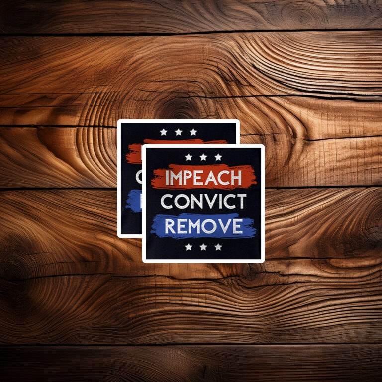 Major Watson – Impeach Remove Convict Sticker 2026