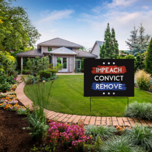 Major Watson – Impeach Remove Convict Yard Sign 2026