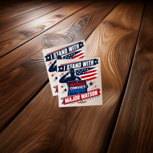 Stand with Major Watson Impeach Convict Remove Anti Trump Sticker