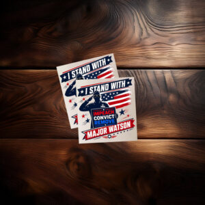 Stand with Major Watson Impeach Convict Remove Anti Trump Sticker