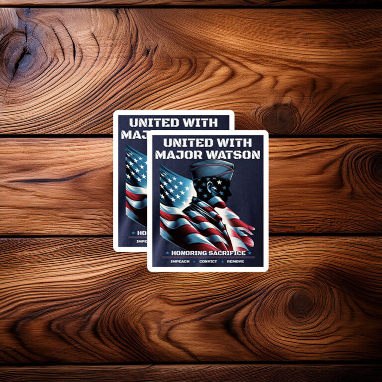 United with Major Watson – Impeach Convict Remove Sticker