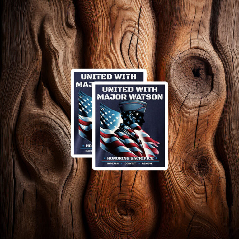 United with Major Watson – Impeach Convict Remove Sticker